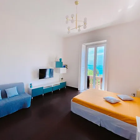 Blue Sea View Apartment Salerno Exterior foto