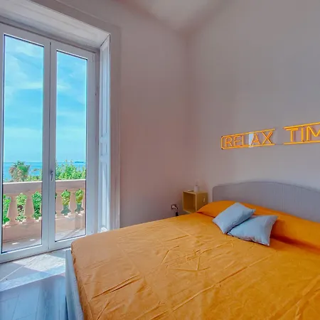 Blue Sea View Apartment Salerno Exterior foto